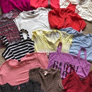 14 Assorted Tops Size S/M